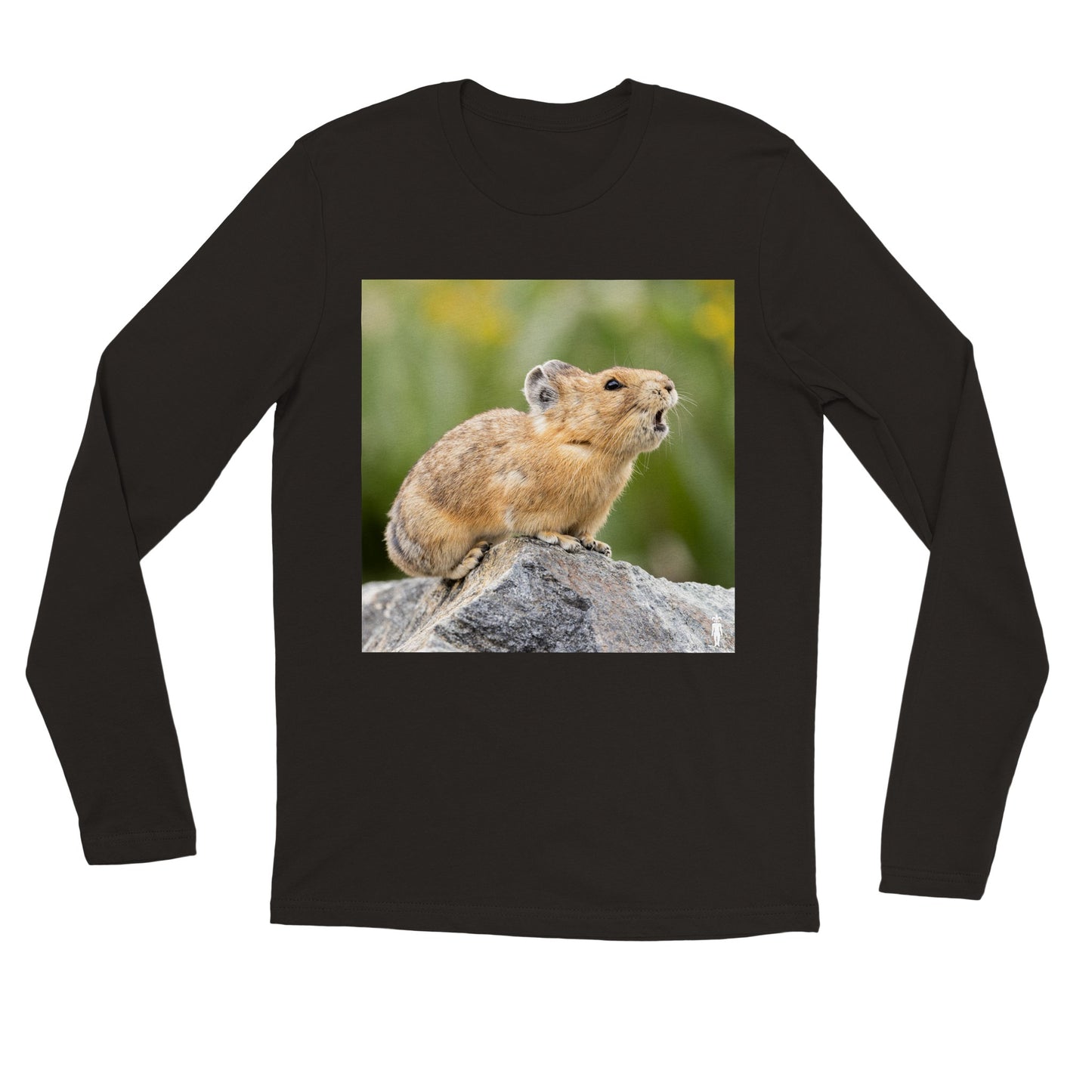 Pika Sings in Chirp: Premium Unisex Longsleeve T-shirt