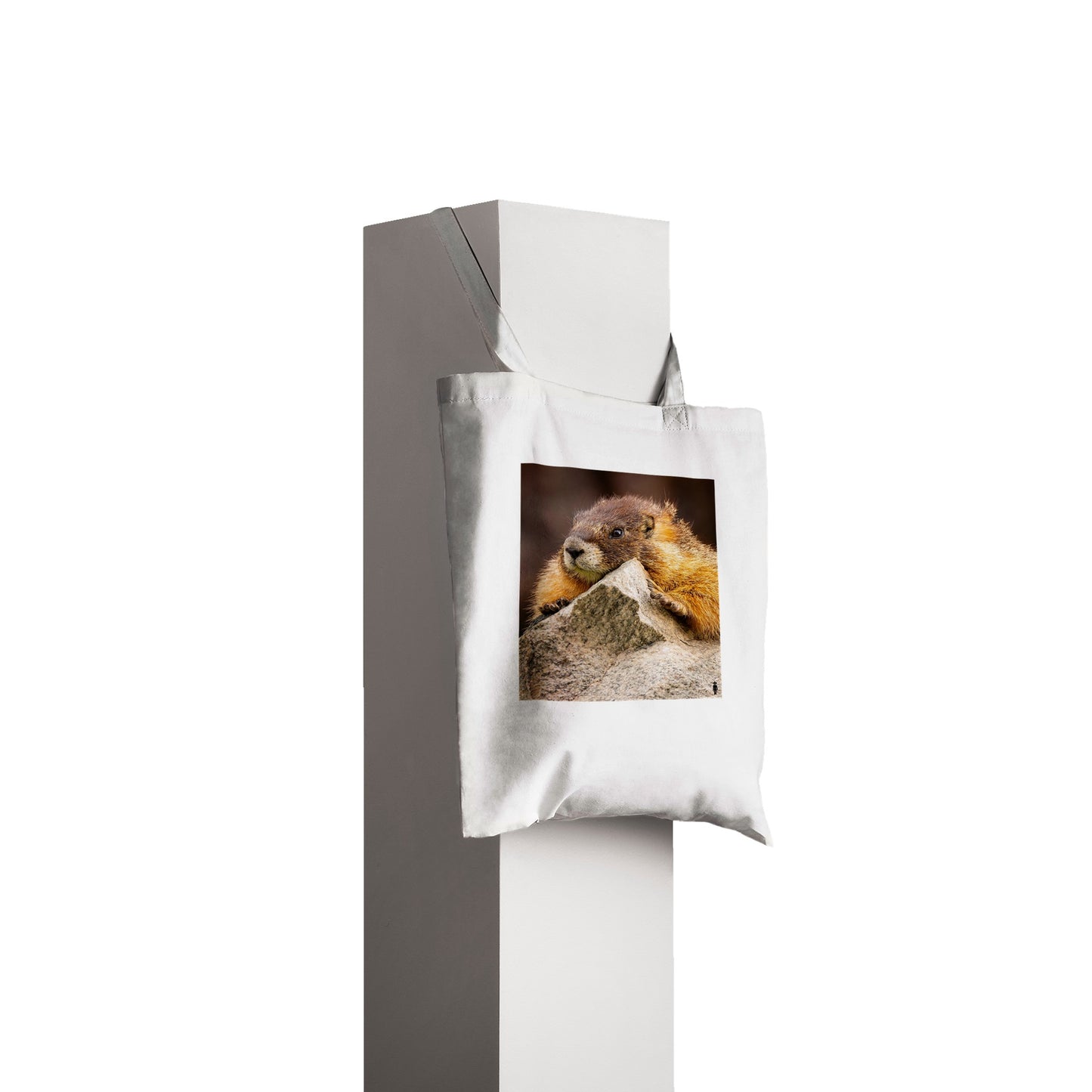 Marmot Hugs Rock: Classic Tote Bag