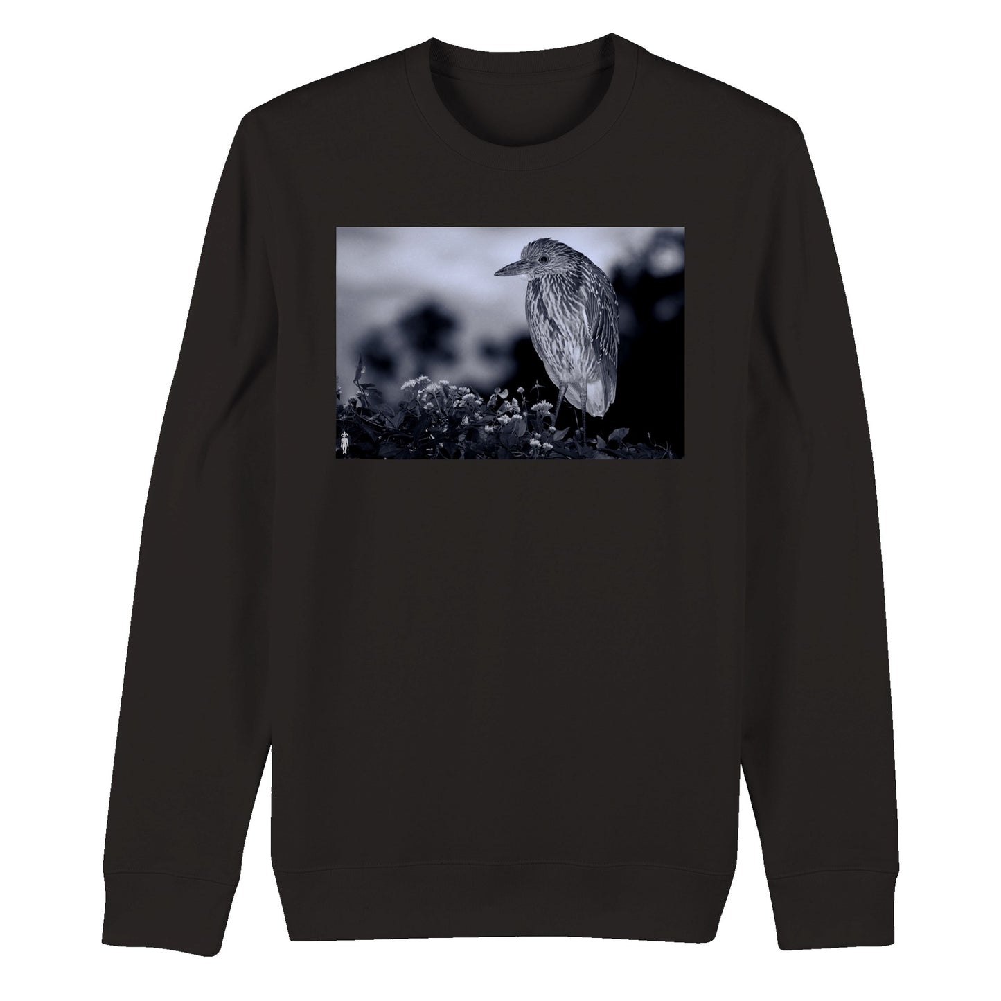 Goth Bird One: Organic Unisex Crewneck Sweatshirt