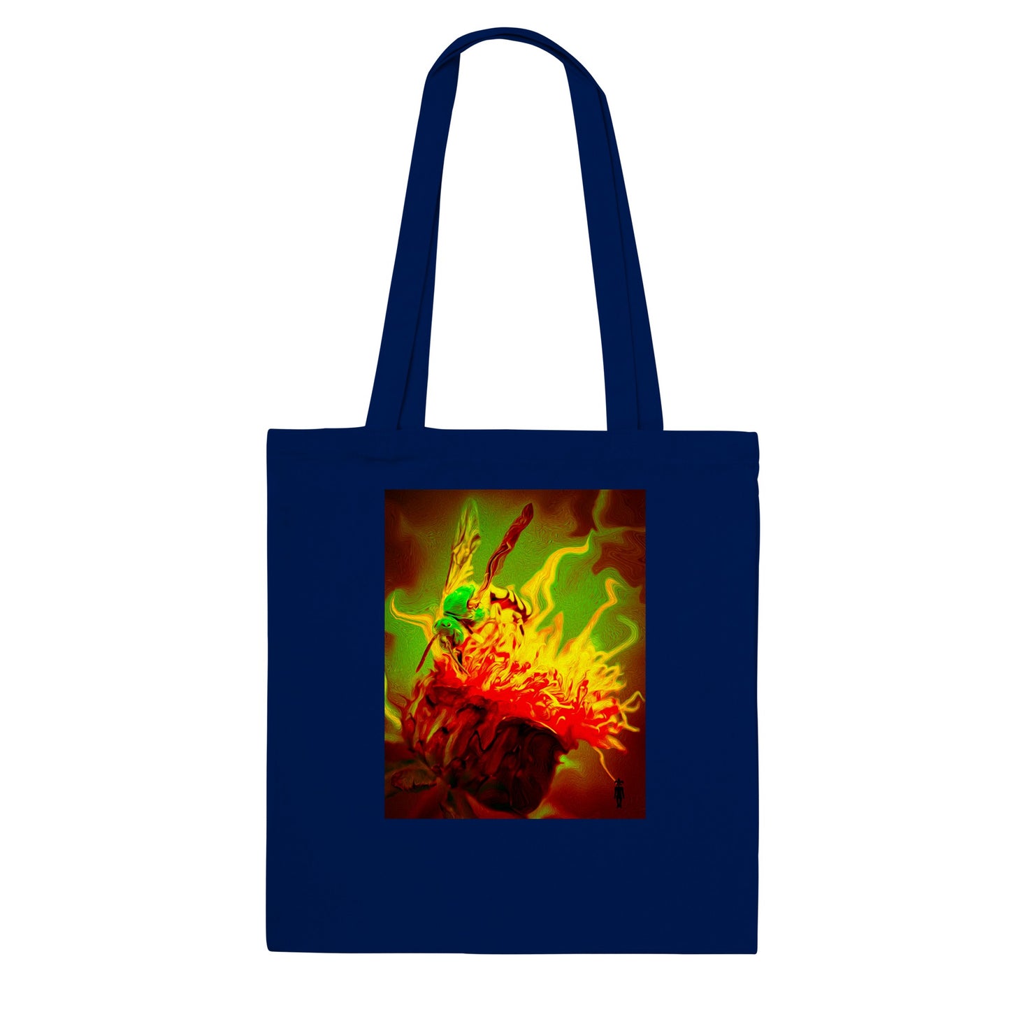 Green Bee and Summoning Flower: Classic Tote Bag