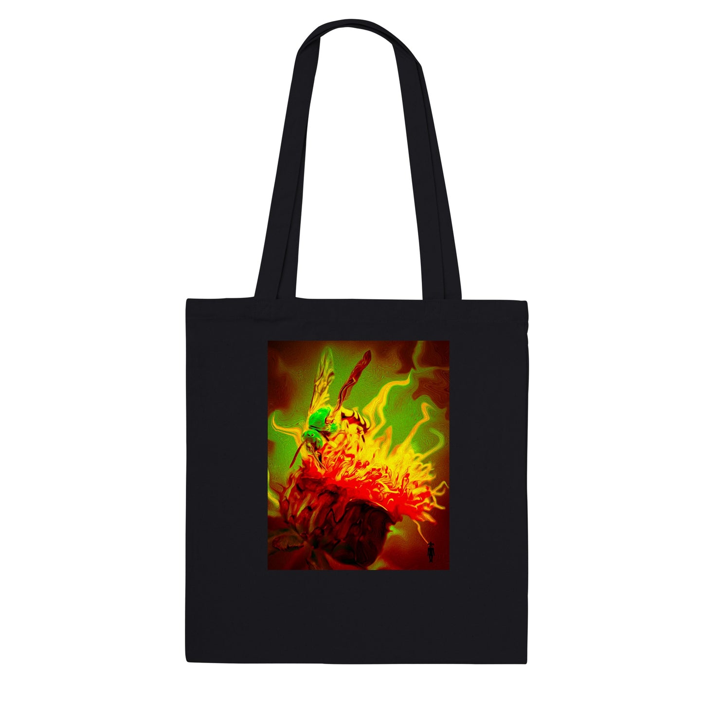 Green Bee and Summoning Flower: Classic Tote Bag