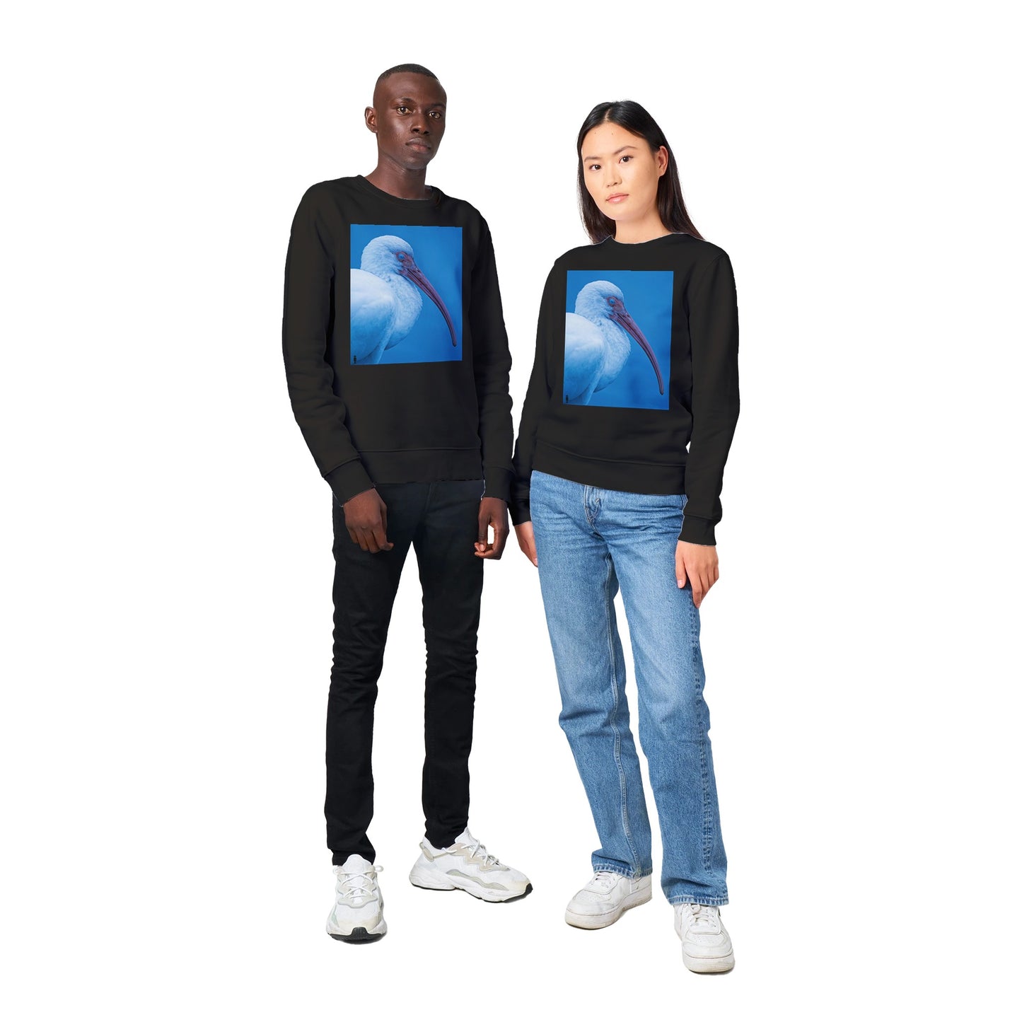 Zombie Bird: Organic Unisex Crewneck Sweatshirt