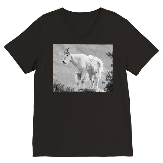 Goat Grace...Premium Unisex V-Neck T-shirt