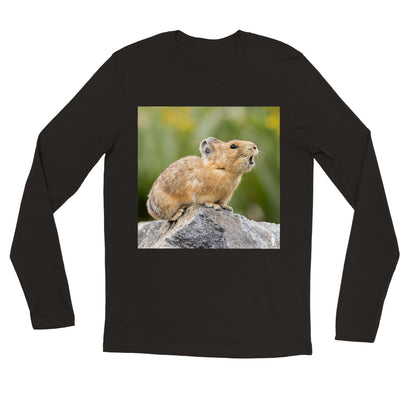 Pika Sings in Chirp:  Premium Unisex Longsleeve T-shirt