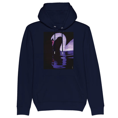 Night Swan 2...Organic Unisex Pullover Hoodie