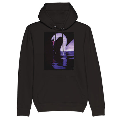 Night Swan 2...Organic Unisex Pullover Hoodie