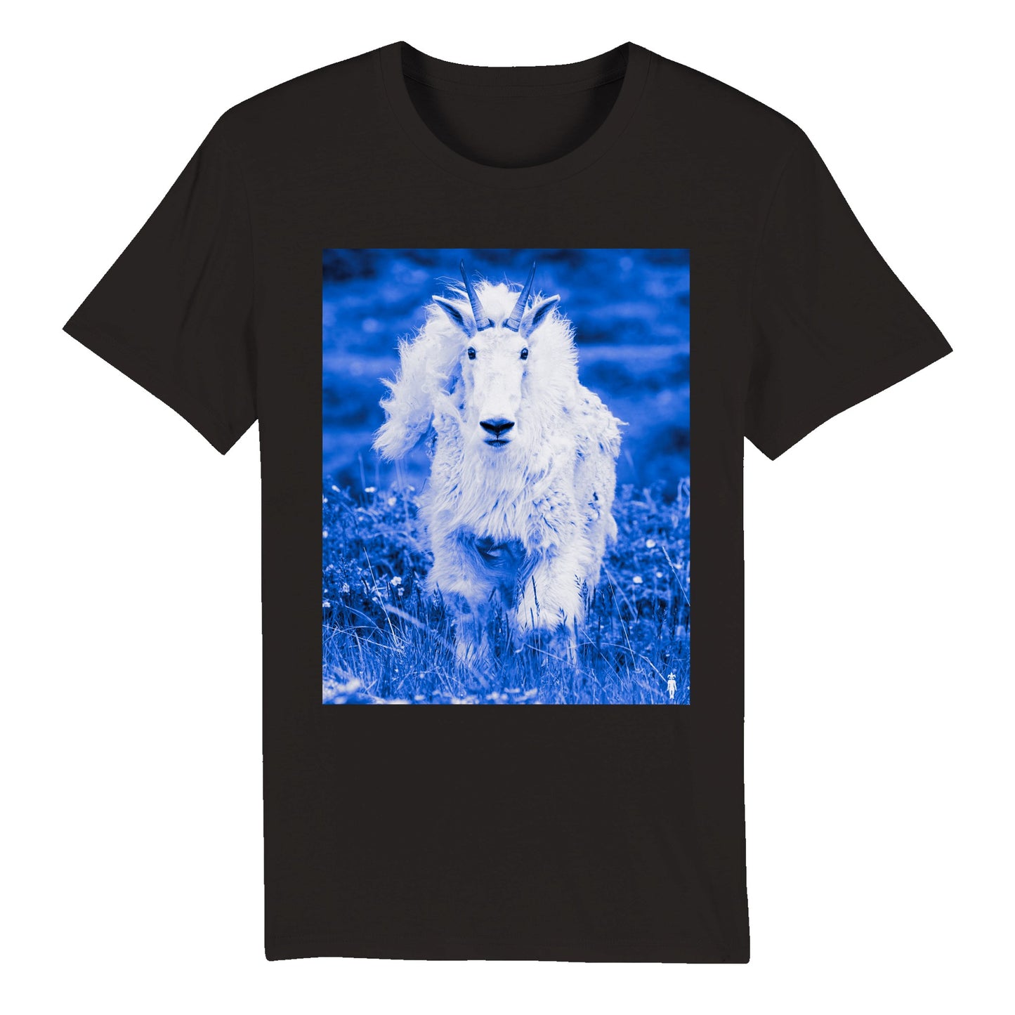 Colorado Blue Goat:  Organic Unisex Crewneck T-shirt