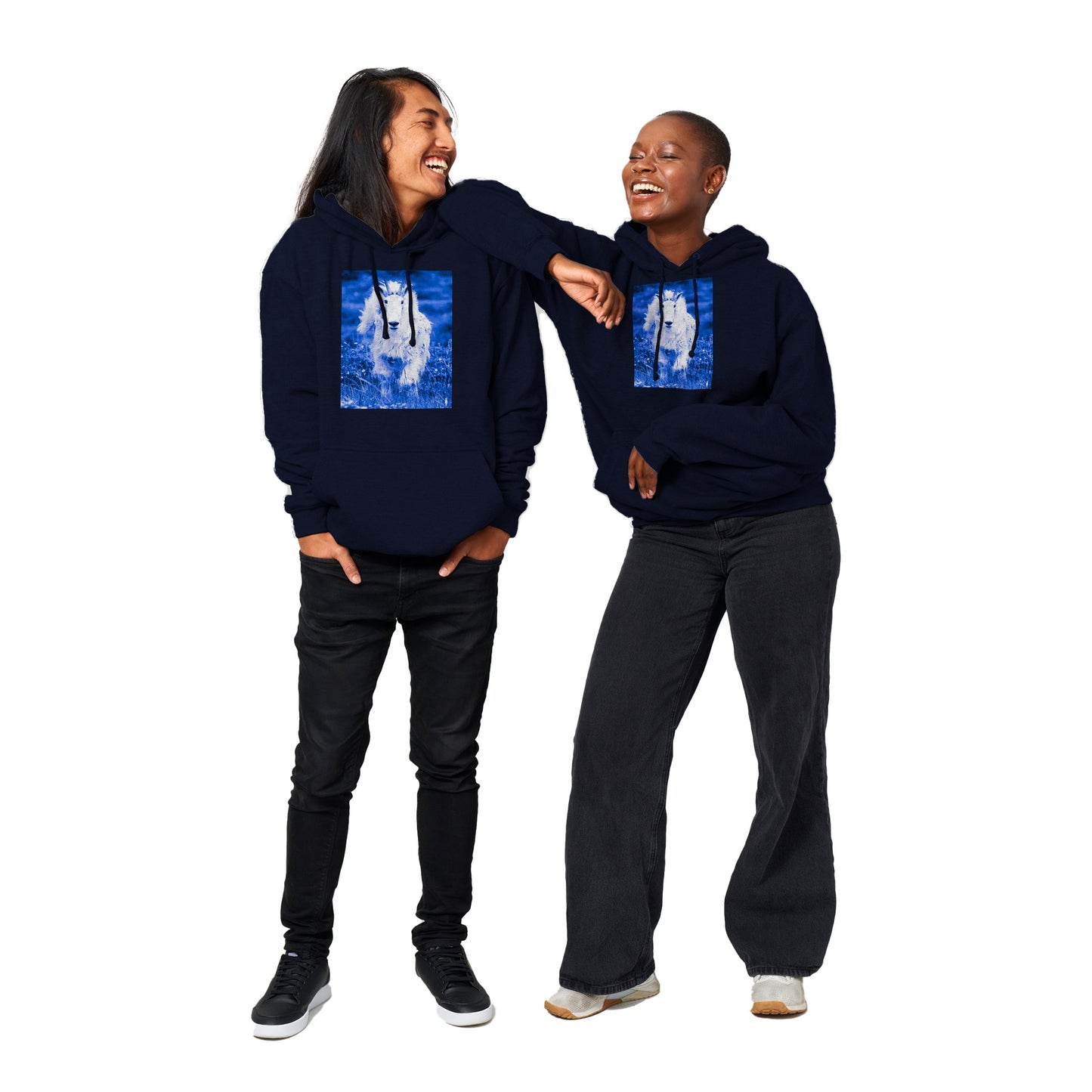 Colorado Blue Goat:  Premium Unisex Pullover Hoodie