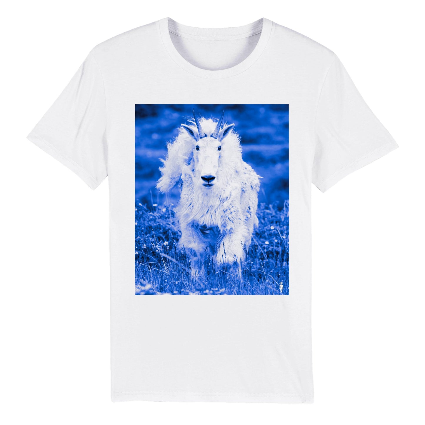 Colorado Blue Goat:  Organic Unisex Crewneck T-shirt