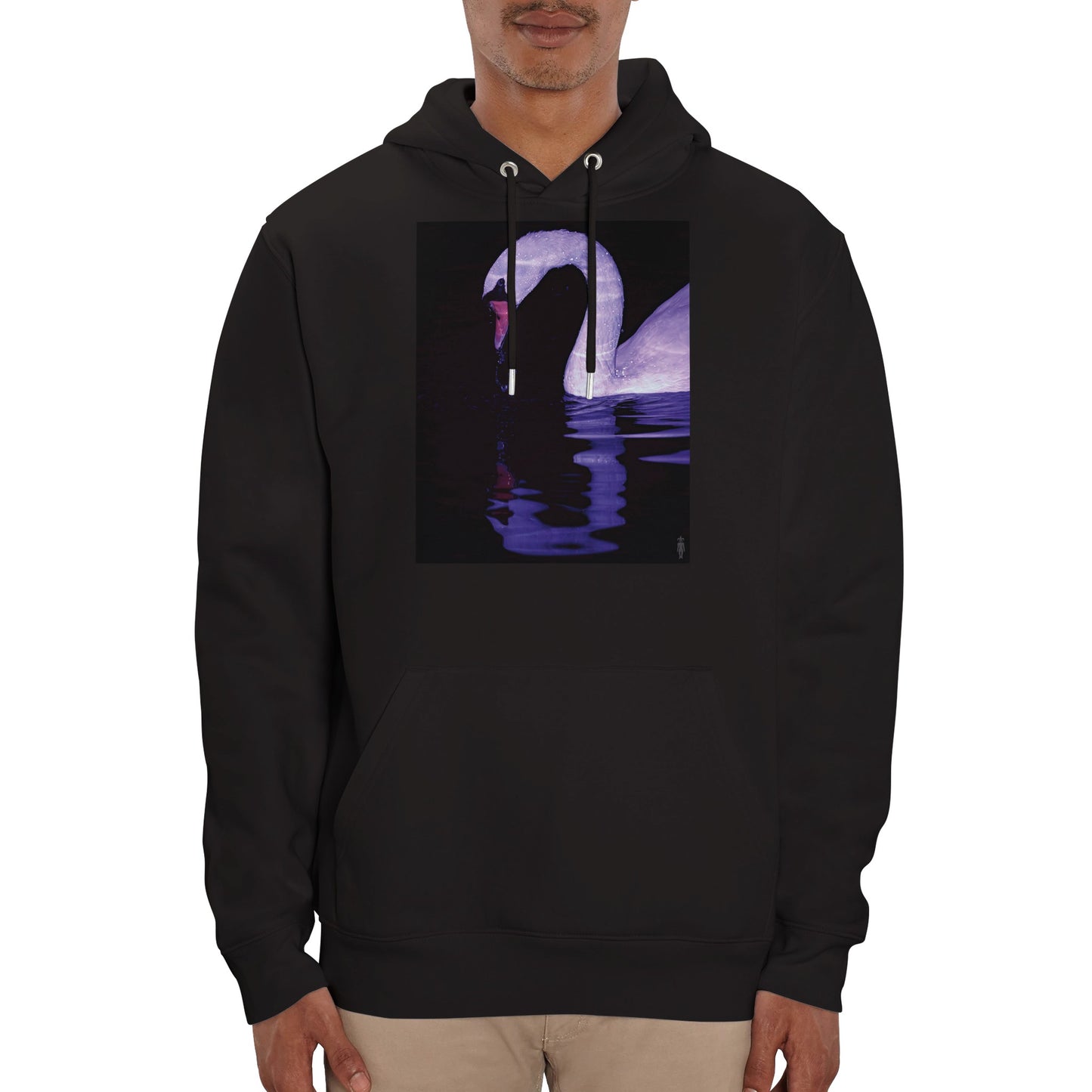 Night Swan 2...Organic Unisex Pullover Hoodie